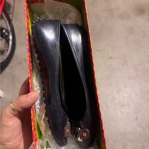 Tory Burch Kids Black Moccasins